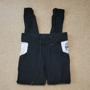 VS Pink Tie Waist Leggings Pink Nation Logo